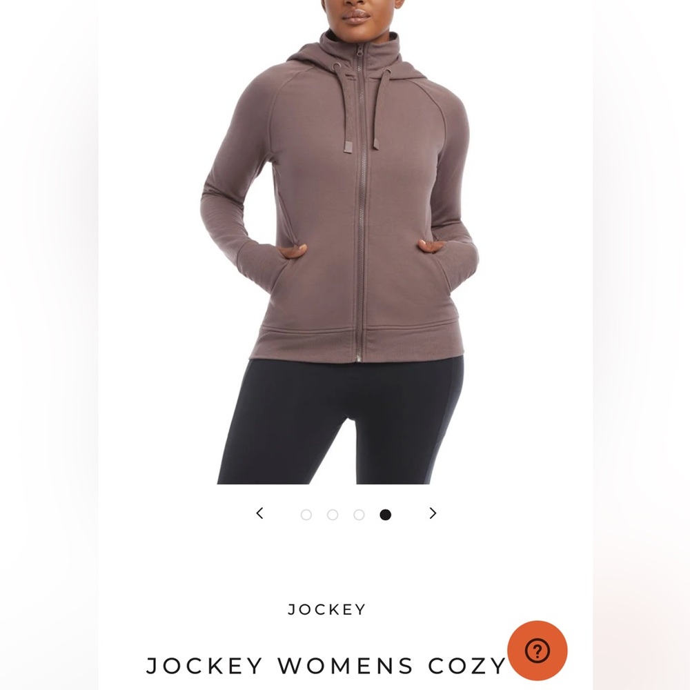Jockey Women's Soft Purple Zip-Up Hoodie